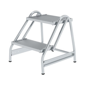 Günzburger Steigtechnik Arbeitspodest einseitig begehbar Aluminium geriffelt