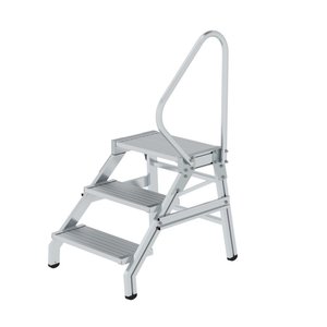 Günzburger Steigtechnik Montagetritt mit Handlauf