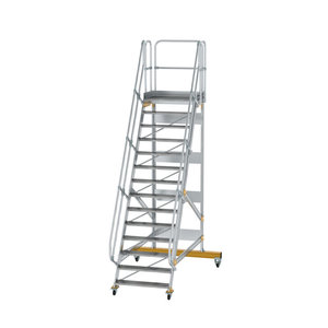 Günzburger Steigtechnik Plattformtreppe fahrbar 60° Stufenbreite 1000 mm