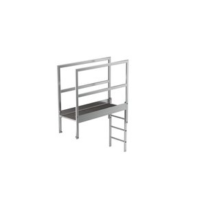 Günzburger Steigtechnik Attika-Überstieg Alu-blank Sonderlänge