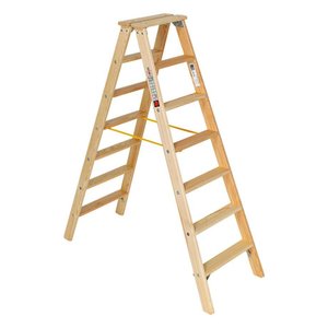 Euroline Holz-Stufenstehleiter Nr. 10503