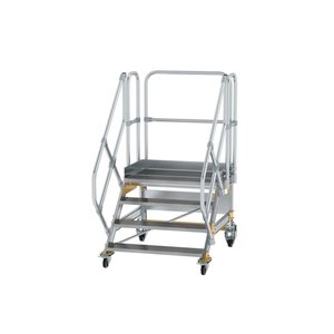 Günzburger Steigtechnik Plattformtreppe 45° fahrbar Stufenbreite 1000mm