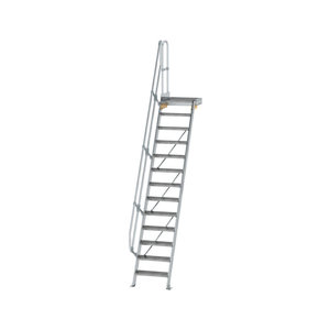Günzburger Steigtechnik Treppe mit Plattform 60° Stufenbreite 600 mm