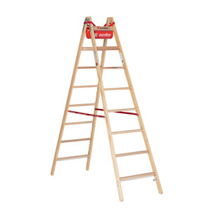 Euroline Holz-Sprossenleiter Nr. 10504