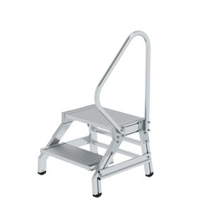 Günzburger Steigtechnik Montagetritt mit Handlauf