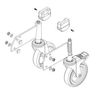 Günzburger Steigtechnik Rollensatz