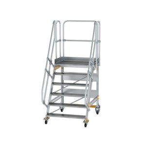 Günzburger Steigtechnik Plattformtreppe fahrbar 60° Stufenbreite 1000 mm