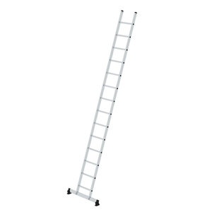 Günzburger Steigtechnik Sprossen-Anlegeleiter mit nivello®-Traverse