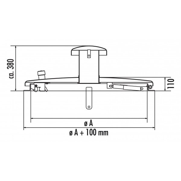 Hailo Professional HS3 mit Entlüftung / Ø800