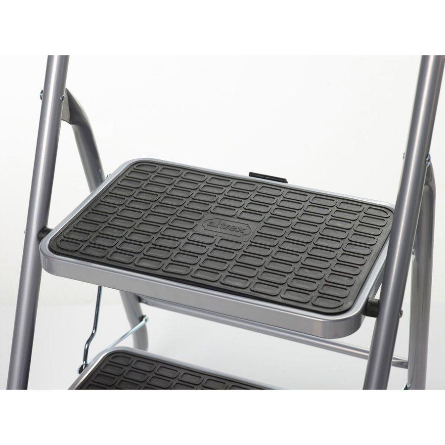 Altrex Cromato Haushalts-Stufenleiter  2-Stufen Silver