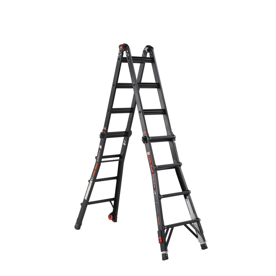 Altrex Vielzweckleiter Black Pro Leveler 4x4