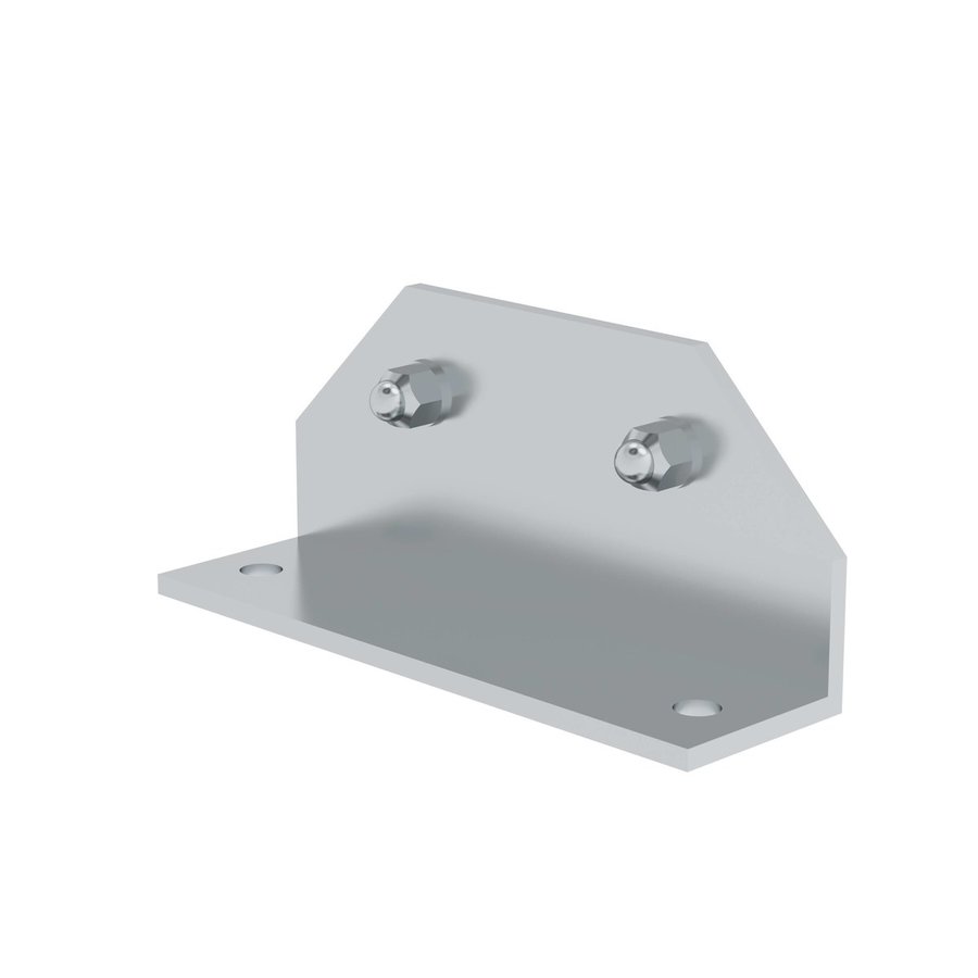 Günzburger Steigtechnik Fußwinkel zur Bodenbefestigung 1 Satz = 2 Stück