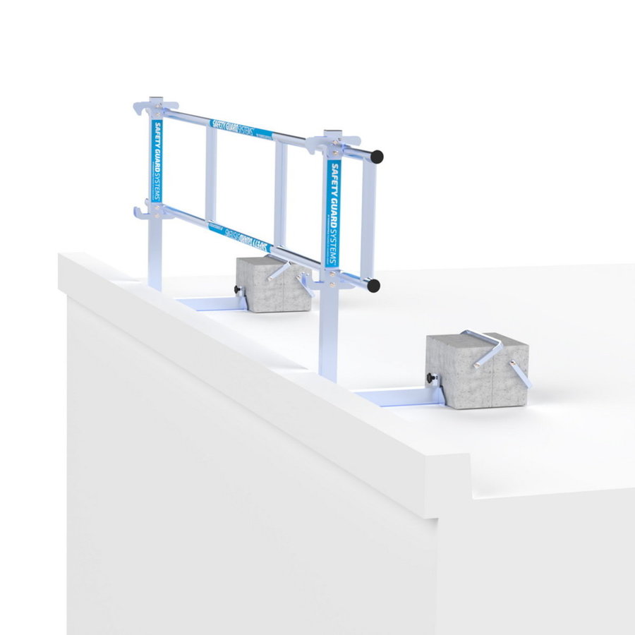 ASC Group SGS Slim - Dachrandsicherung für Flachdach  Komplettset 3m