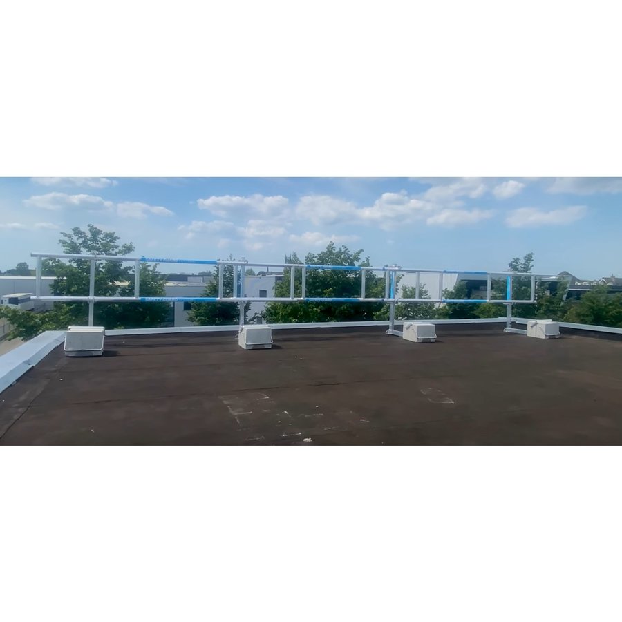 ASC Group SGS Slim - Dachrandsicherung für Flachdach  Komplettset 9m