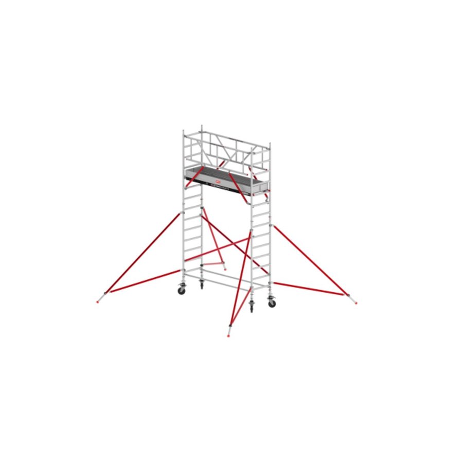 Altrex RS TOWER 51 - Aluminium Fahrgerüst 0.75 x 2.45 m Holz-Plattformen, Arbeitshöhe bis 5,2m