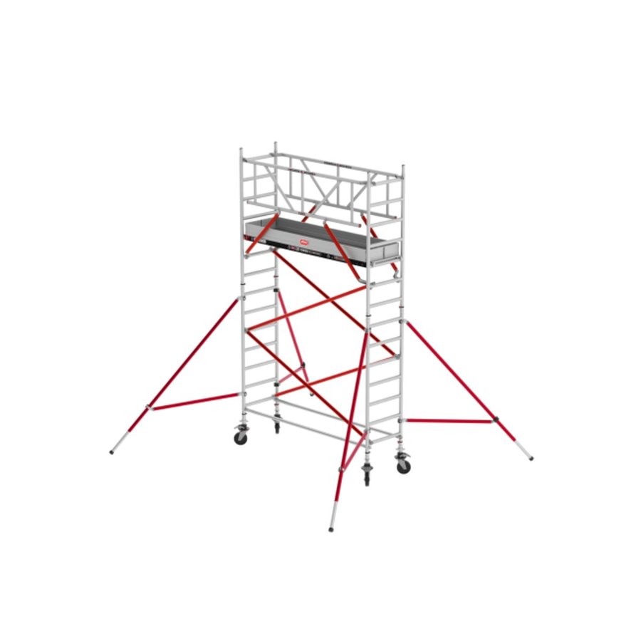 Altrex RS TOWER 51 - Aluminium Fahrgerüst 0.75 x 3.05 m Holz-Plattformen, Arbeitshöhe bis 5,2m