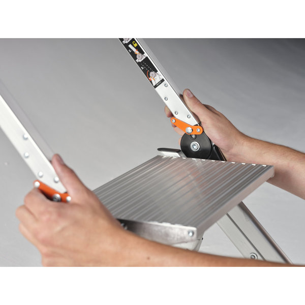 Altrex Jumbo Step Klapp - Sicherheitstreppen 3-stufig mit Bügel