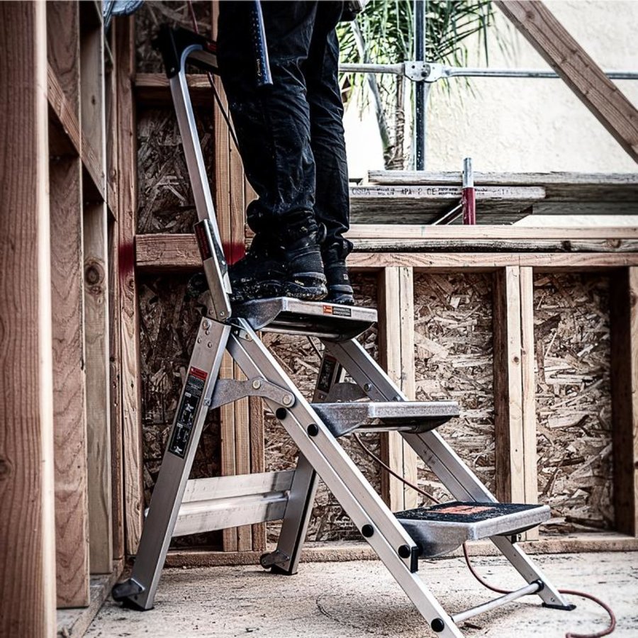 Altrex Safety Step Klapp - Sicherheitstreppen 3-stufig mit Bügel