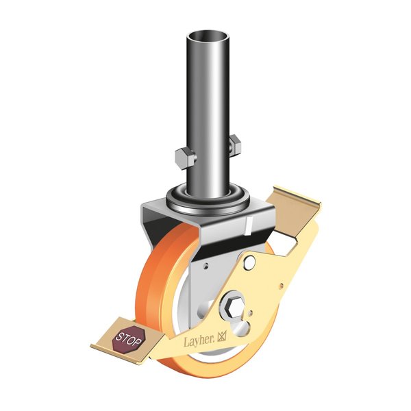Layher Lenkrolle 400 mit Polyurethan-Belag