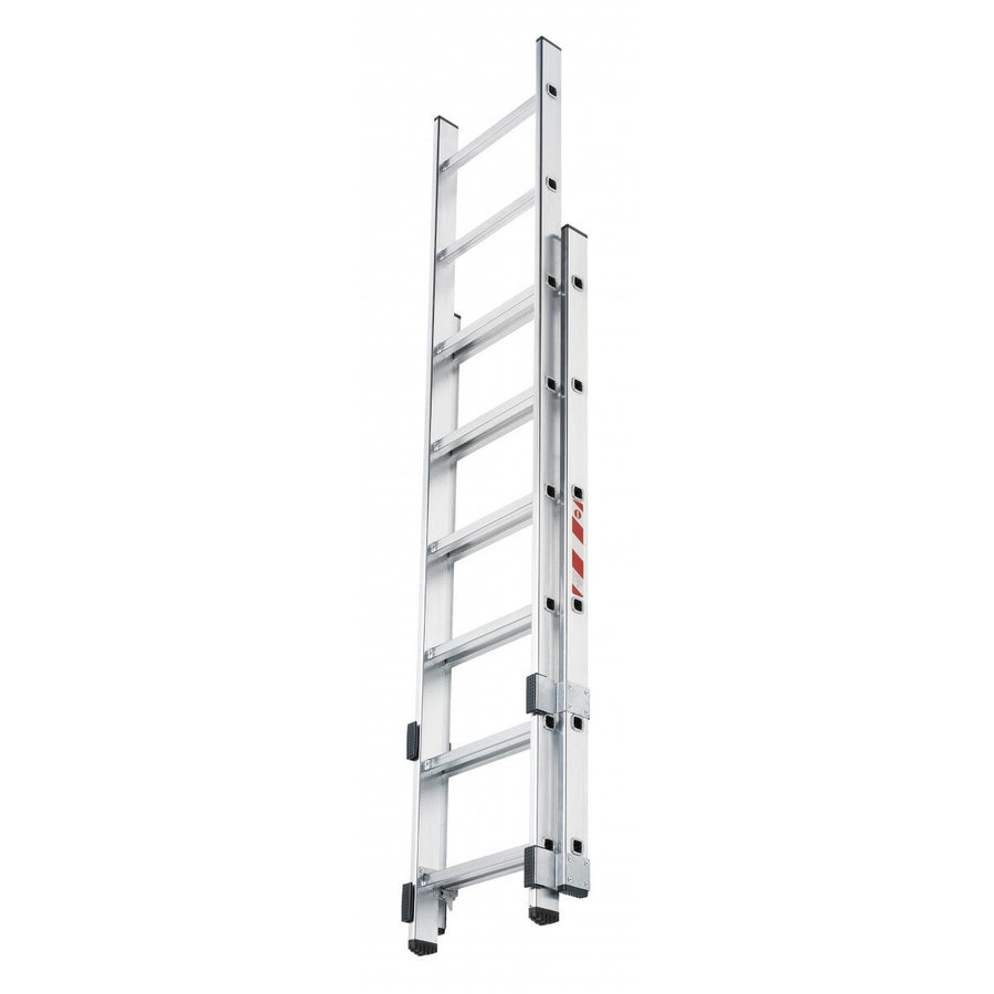Hailo Professional Schiebeleiter-Set 3,36 m Holm 40 x 20 mm | mit Trittauslöser