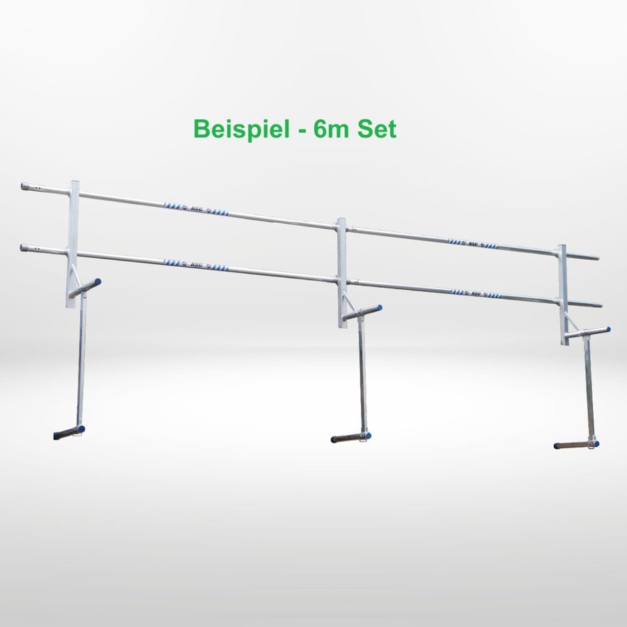 ASC Group DKS - Dachrandsicherung für Schrägdach 9m Set