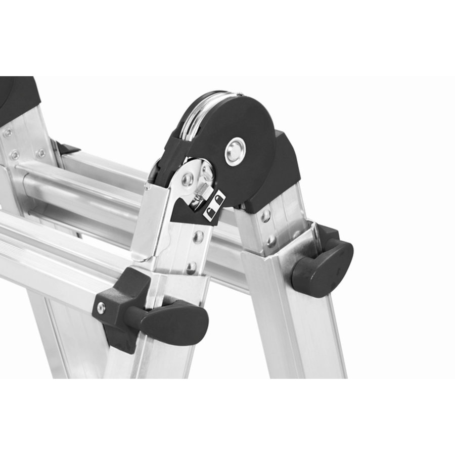 Hailo M80 Alu-Teleskopleiter 4x3 Sprossen