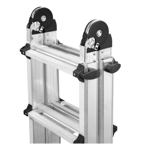 Hailo M80 Alu-Teleskopleiter 4x3 Sprossen