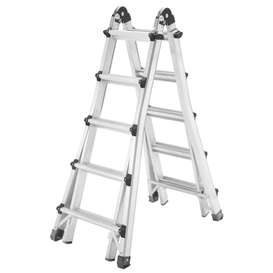 Hailo M80 Alu-Teleskopleiter  4x5 Sprossen