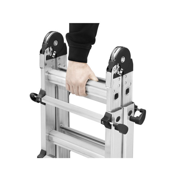 Hailo M80 Alu-Teleskopleiter  4x5 Sprossen
