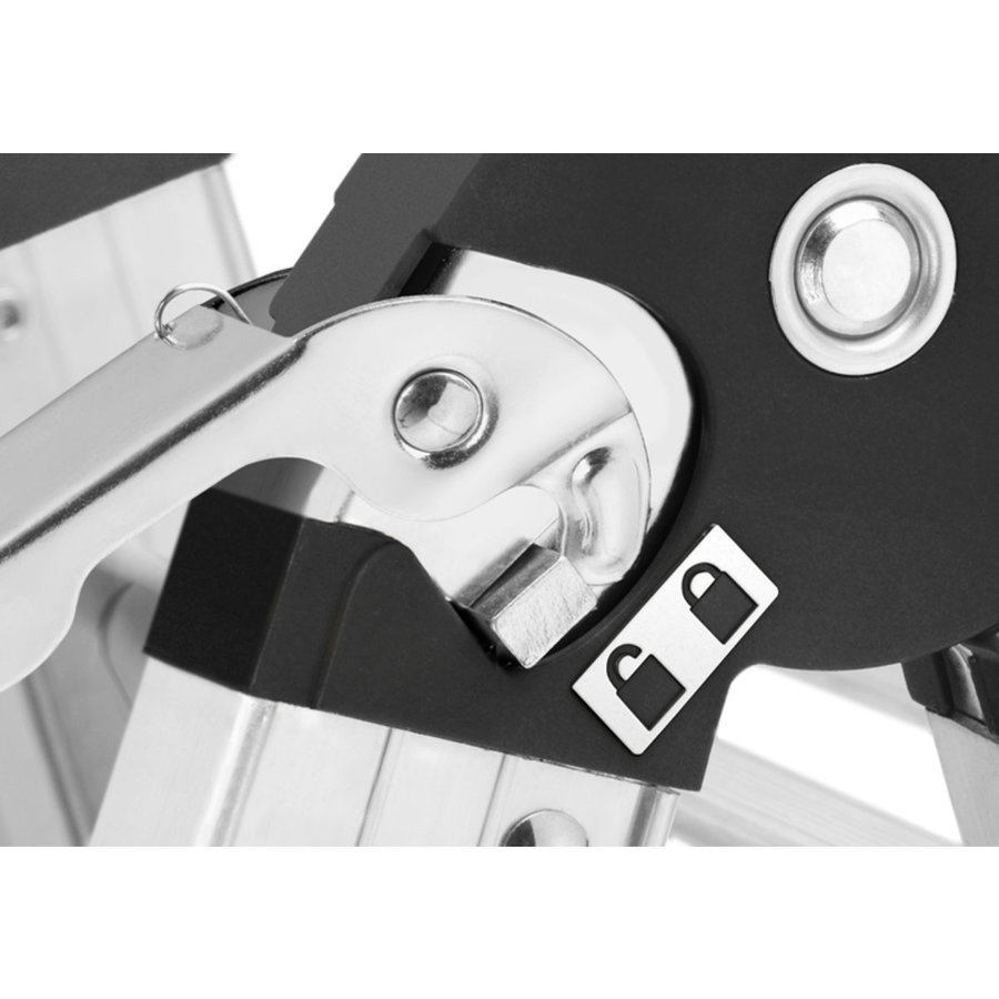 Hailo M80 Alu-Teleskopleiter  4x4 Sprossen