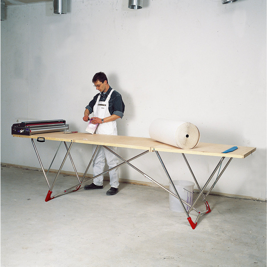 Euroline eurotap Profi-Holz-Tapeziertisch Nr. 812 Breite 60 cm, Länge 3m