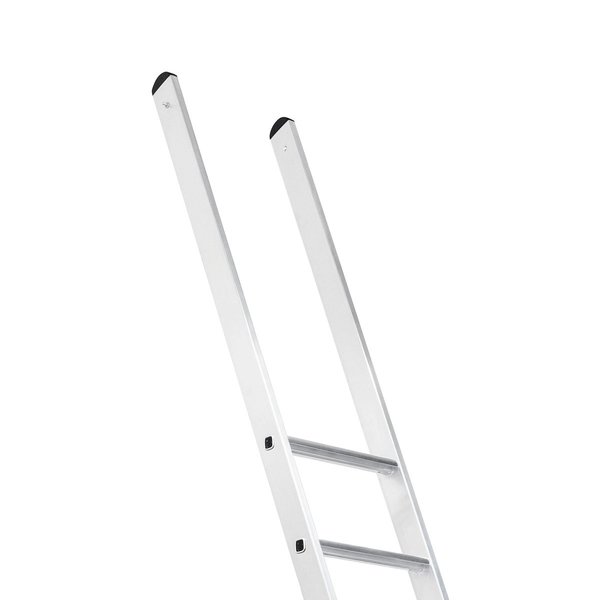 Günzburger Steigtechnik Stufen-Schiebeleiter 2-teilig mit nivello-Traverse und clip-step R 13 1x14 + 1x7
