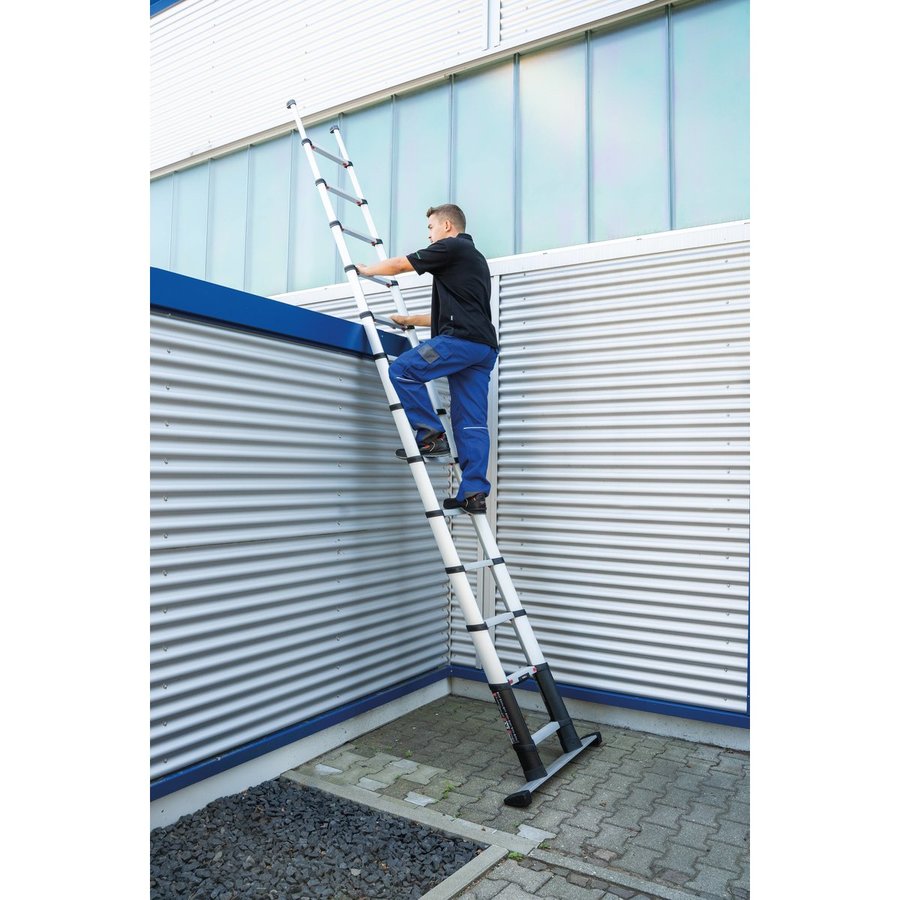 Günzburger Steigtechnik Teleskop-Anlegeleiter Prime Line 13 Sprossen