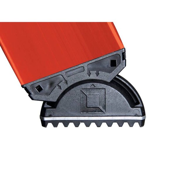 Günzburger Steigtechnik Plattformleiter GFK/Alu klappbar und fahrbar mit GFK-Handlauf 10 Stufen