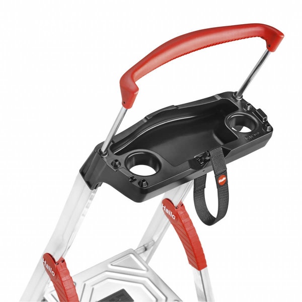 Hailo L85 COMFORTLINE - 4 Stufen mit extra breiten Alu- Stufen:130 mm