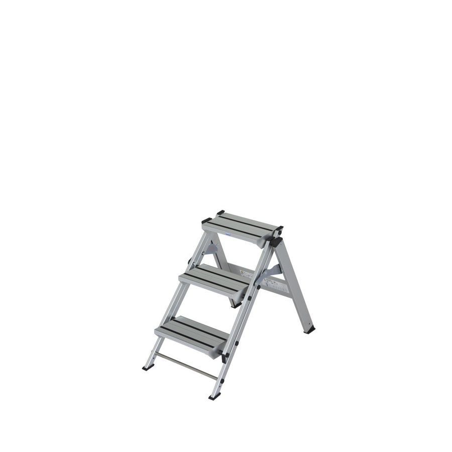 Krause STABILO klappbare Sicherheitstreppe ohne Bügel 3 Stufen
