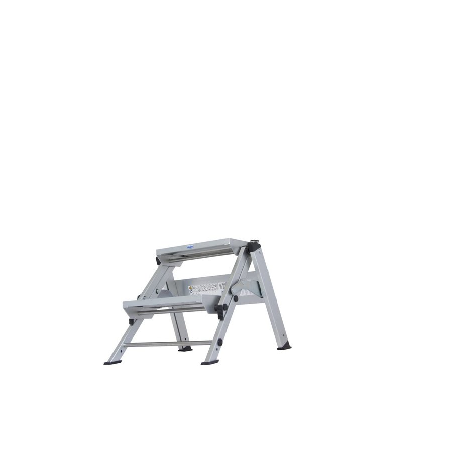 Krause STABILO klappbare Sicherheitstreppe ohne Bügel 2 Stufen