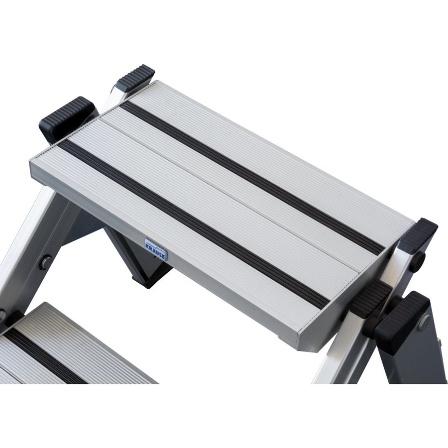 Krause STABILO klappbare Sicherheitstreppe ohne Bügel 3 Stufen