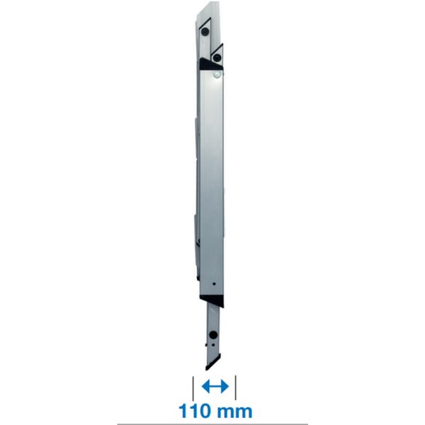 Krause STABILO klappbare Sicherheitstreppe ohne Bügel 3 Stufen