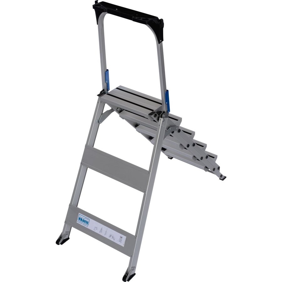 Krause STABILO klappbare Sicherheitstreppe mit Bügel 5 stufig