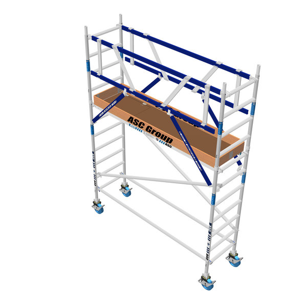 ASC Group AGS Rollgerüst 75x190x2,3ph - zweiseitig