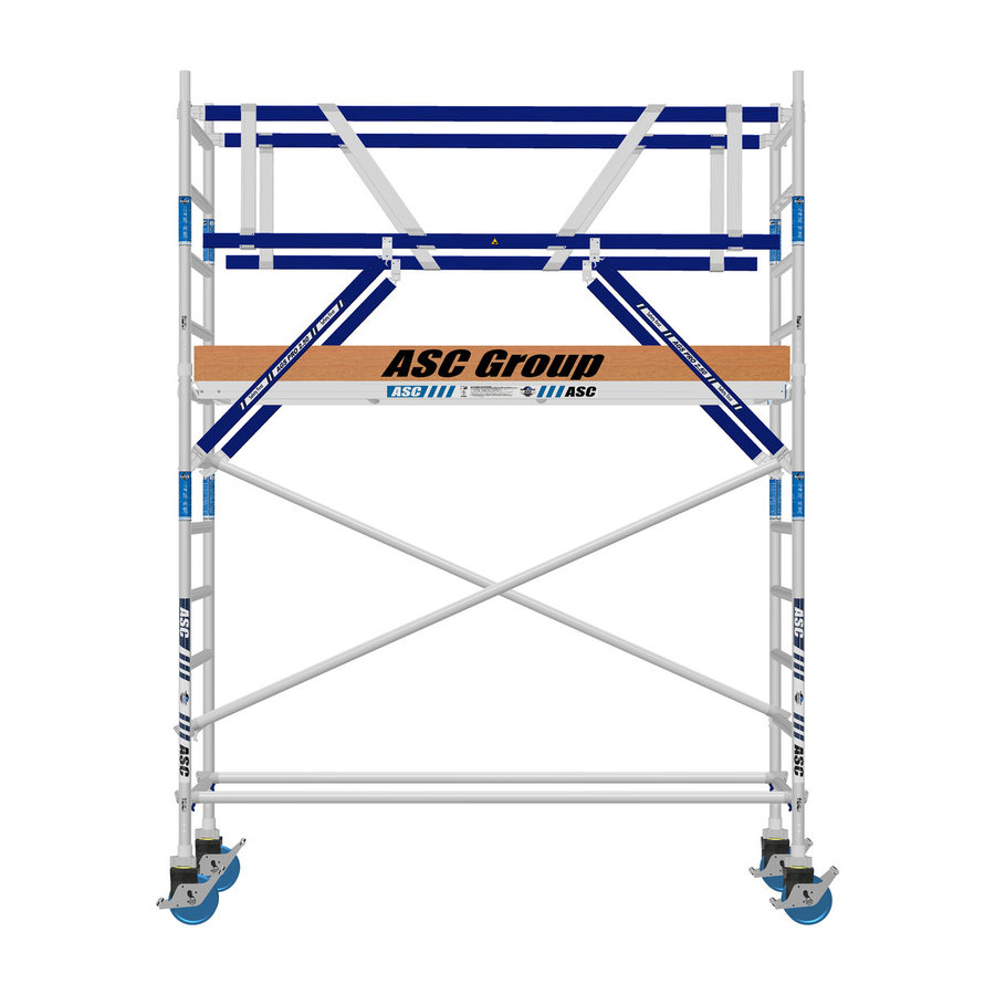 ASC Group AGS Rollgerüst 75x190x2,3ph - zweiseitig