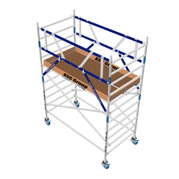 ASC Group AGS Rollgerüst 135x250x2,3ph - zweiseitig
