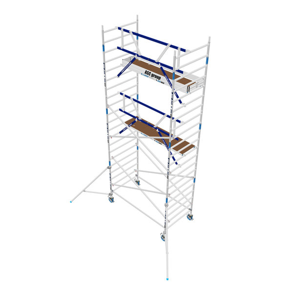 ASC Group AGS Rollgerüst 135x250x5,3ph - einseitig