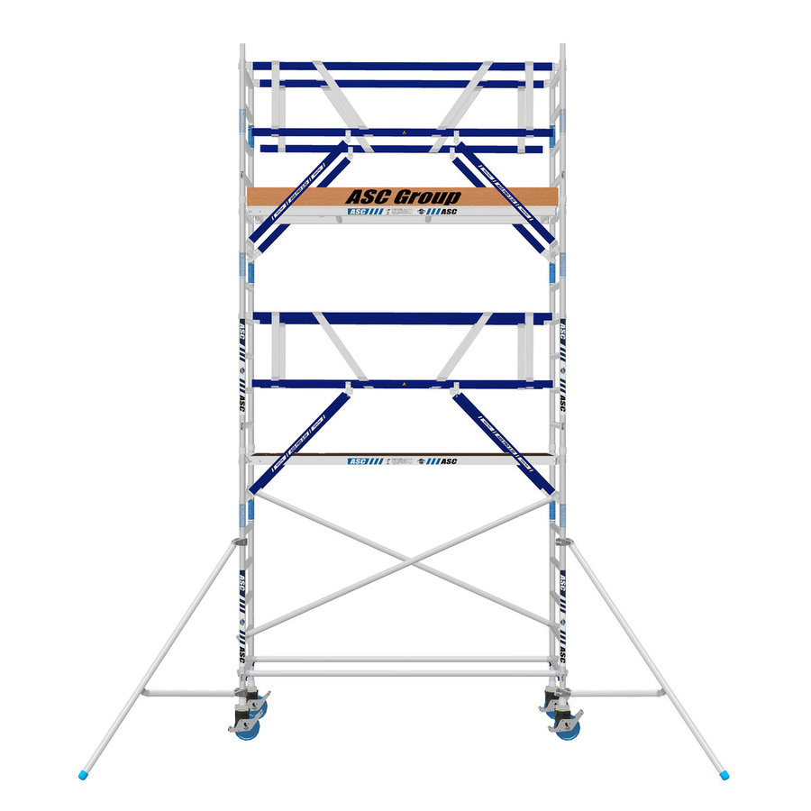 ASC Group AGS Rollgerüst 75x305x4,3ph - zweiseitig
