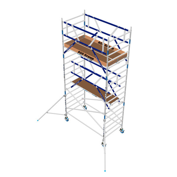 ASC Group AGS Rollgerüst 135x190x4,3ph - zweiseitig