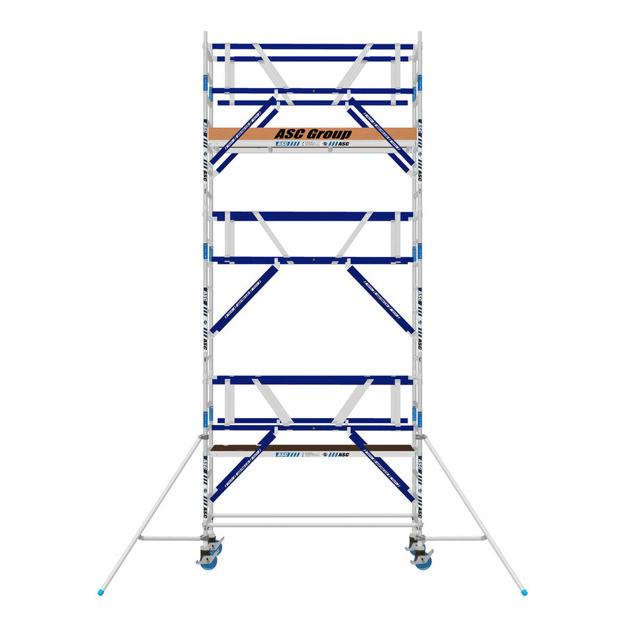 ASC Group AGS Rollgerüst 75x250x5,3ph - zweiseitig