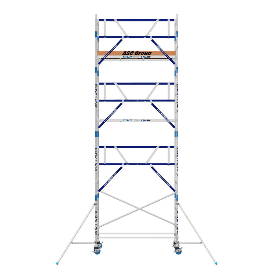 ASC Group AGS Rollgerüst 75x190x7,3ph - einseitig