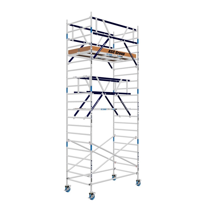 ASC Group AGS Rollgerüst 135x190x5,3ph - zweiseitig