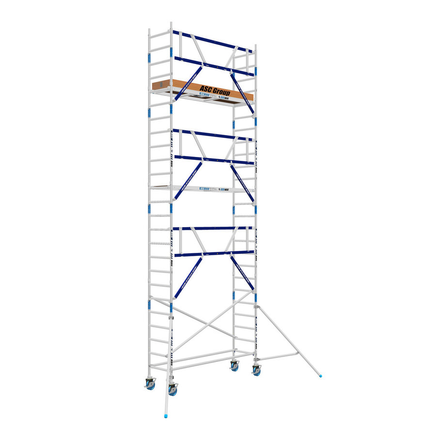 ASC Group AGS Rollgerüst 75x190x7,3ph - einseitig